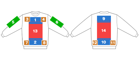 シルクプリントのプリント可能範囲